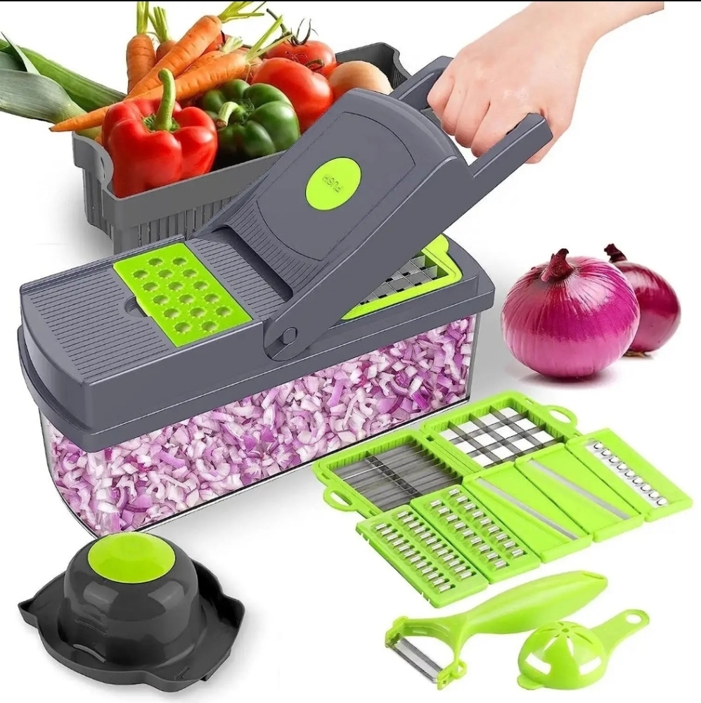 Vegetable Slicer for Kitchen Safe Vegetable Chopper Slicer
